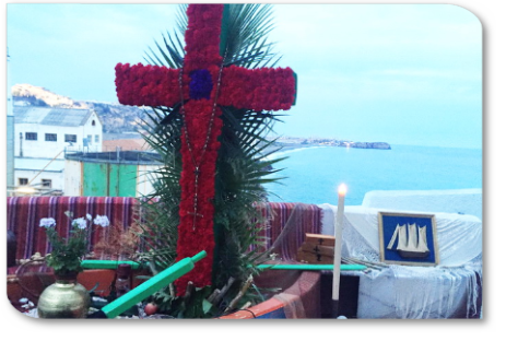 Dia de las cruces en Salobreña