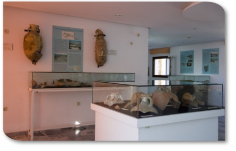 sala del museo historico de salobreña