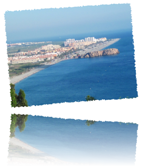 vista panoramica de algunas playas de salobreña