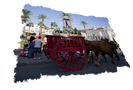procesión en romeria