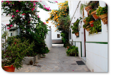 calle del casco antiguo salobreña